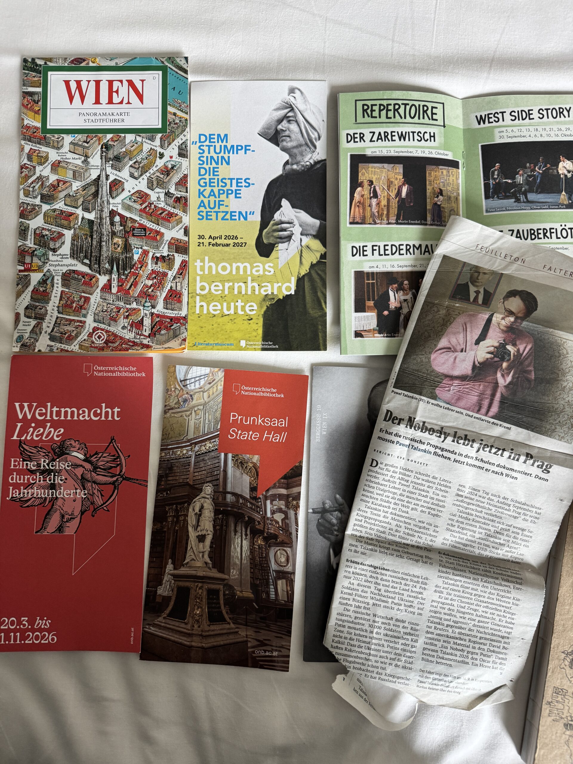 5 Tage Wien … mit Weltmacht Liebe, Zarewitsch, Thomas Bernhard, Strassenbahnrolette und „Mr. Nobody against Putin“